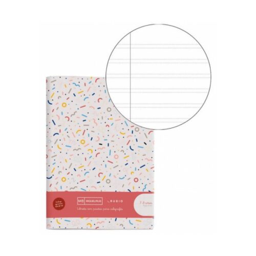 CUADERNO GRAPADO A4 50HOJAS PAUTA 4MM MR CON EJERCICIOS RUBIO MIQUELRIUS 8144