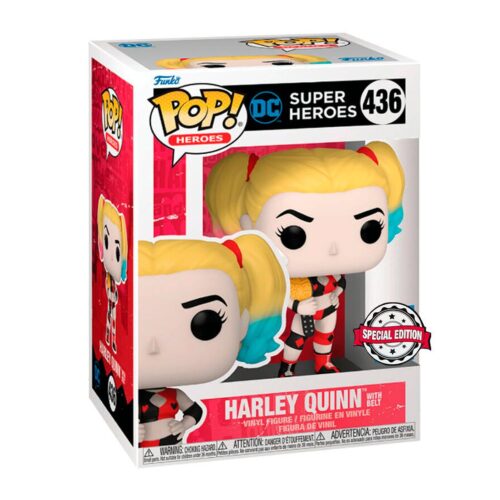 Figura POP DC Comics Super Heroes Harley Quinn Exclusive