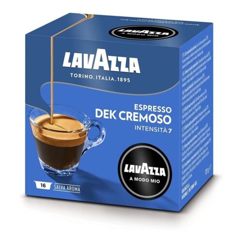 Cápsula Lavazza Cremosamente Dek para cafeteras A Modo Mio/ Caja 16