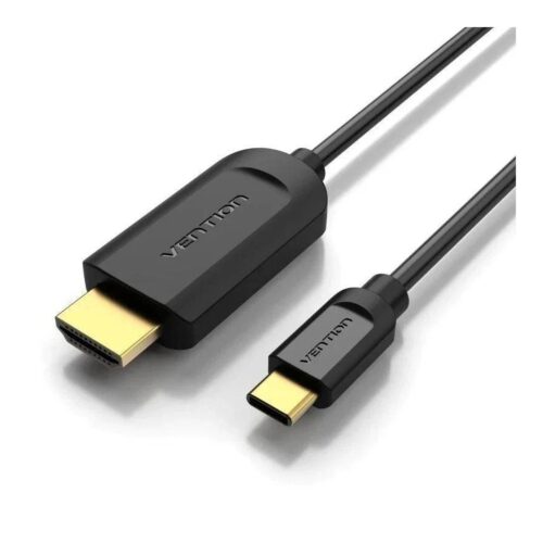 Cable Conversor HDMI 1.4 4K Vention CGUBI/ USB Tipo-C Macho – HDMI Macho/ 3m/ Negro