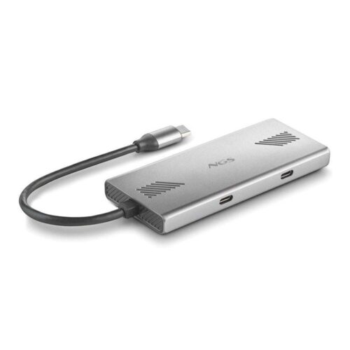 Hub USB Tipo-C NGS WonderDuo-C / 2xUSB/ 2xUSB Tipo-C