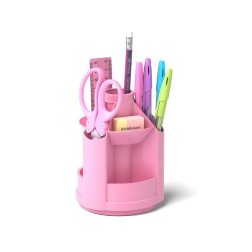 ErichKrause Mini Desk porta lápices Plástico Rosa