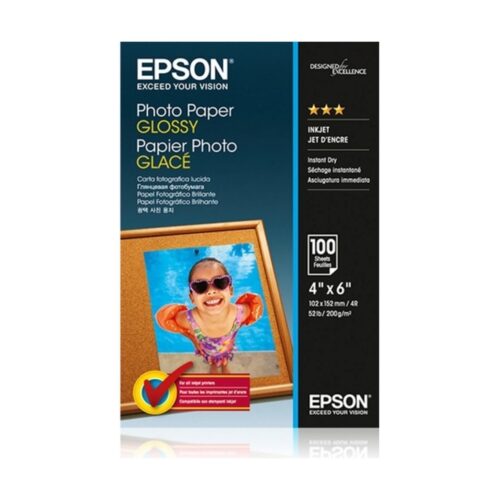 Epson Papel Photo Paper Glossy 10x15cm 100 hojas