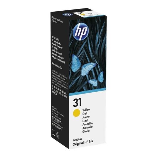 Botella de Tinta Original HP nº31/ Amarillo