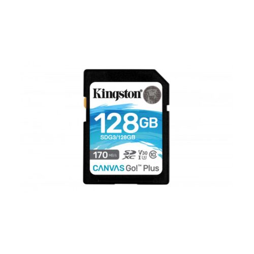 Kingston Technology Canvas Go! Plus memoria flash 128 GB SD Clase 10 UHS-I