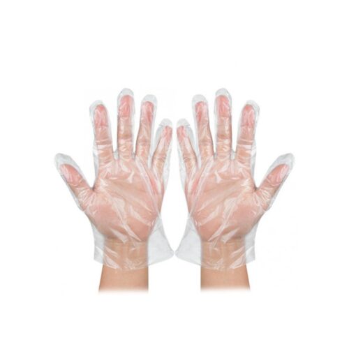 BOLSA DE 100 GUANTES HIGIENICOS DESECHABLES TRANSPARENTES TALLA ÚNICA ED0024CT3