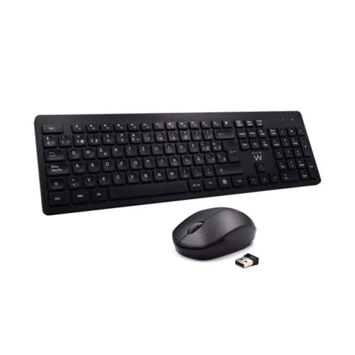 Ewent EW3256 teclado RF inalámbrico QWERTY Español Negro