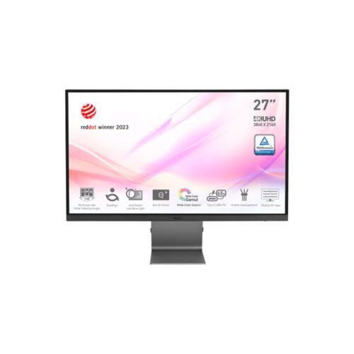 MSI Modern MD271UL 68,6 cm (27″) 3840 x 2160 Pixeles 4K Ultra HD Gris