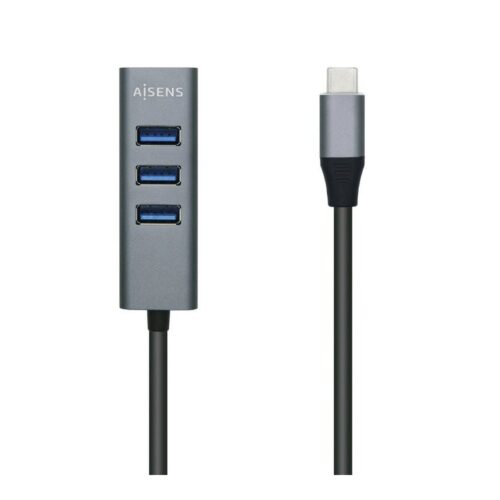 Hub USB Tipo-C Aisens A109-0508/ 4xUSB