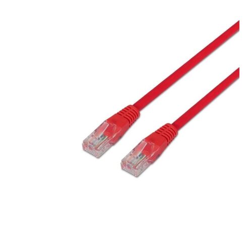 Cable de Red RJ45 UTP Aisens A135-0240 Cat.6/ 3m/ Rojo