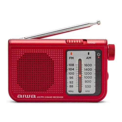 Radio Portátil Aiwa RS-55RD/ Rojo