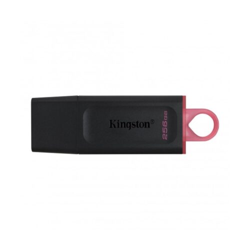 Kingston – Exodia Memoria USB 256GB – USB 3.2 Gen 1 – Con Tapa – Enganche para Llavero – Color Negro