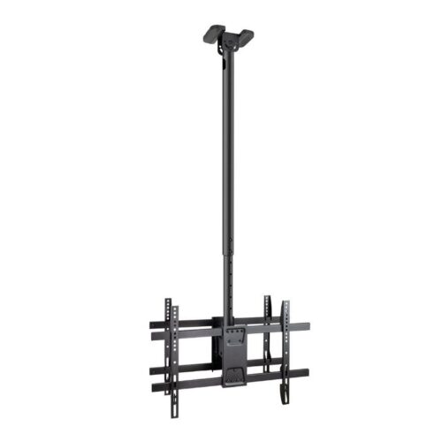 Soporte de Techo Giratorio/ Inclinable/ Nivelable TooQ LPCE2286TSLI-XL-B para 2 TV de 43-86″/ hasta 100kg