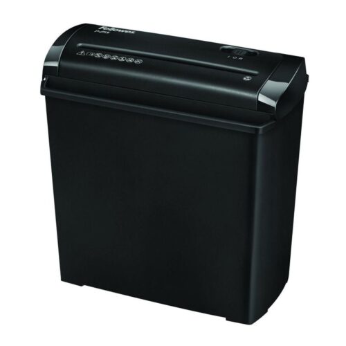 Destructora Fellowes P-25S/ Corte en Tiras de 7mm/ Negra