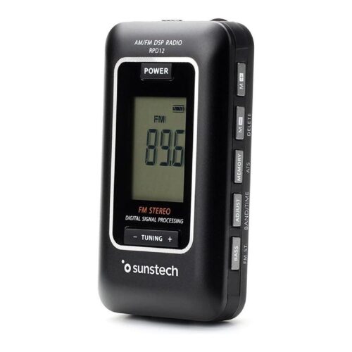 Radio Portátil Sunstech RPD12/ Negro