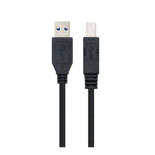 Nanocable – Cable USB 3.0 para impresora de 2m conexión A/M-B/M – color NEGRO