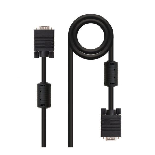 Nanocable – Cable SVGA CON FERRITA de 1,8m HDB15/M-HDB15/M – Para monitor, proyectores, pizarras, etc