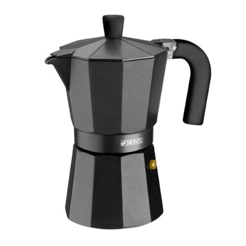 Cafetera Italiana Monix Noir M640006/ 6 Tazas/ Negra