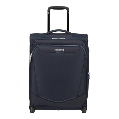 Maleta de Cabina American Tourister Upright SummerRide 55cm/ 55x40x20cm/ 2 Ruedas/ Azul Marino