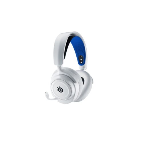 Steelseries ARCTIS NOVA 7P WHITE Auriculares Inalámbrico Diadema Juego Bluetooth Azul, Blanco