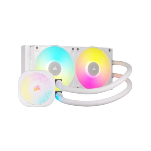 Corsair iCUE LINK TITAN RX RGB Procesador Sistema de refrigeración líquida todo en uno 12 cm Blanco 1 pieza(s)