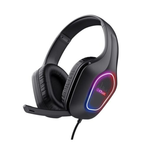 Auriculares Gaming con Micrófono Trust Gaming GXT 416 Zirox/ Jack 3.5/USB Negros