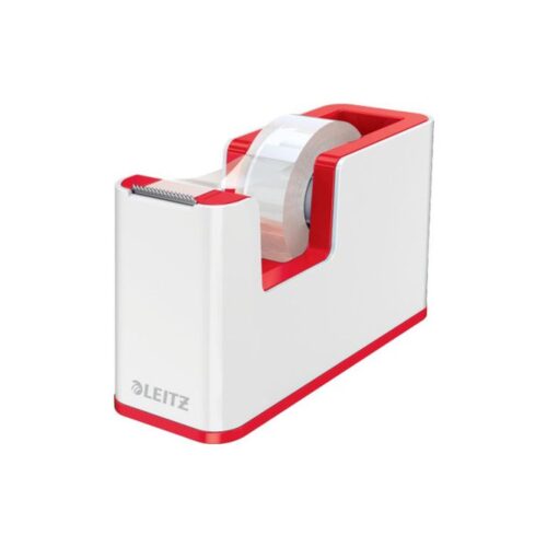 DISPENSADOR DE CINTA ADHESIVA LEITZ WOW DUAL, ROJO/BLANCO LEITZ 53641026