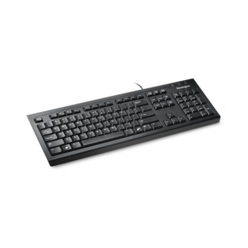 TECLADO CON CABLE 150 CM. VALUKEYBOARD COLOR NEGRO KENSINGTON 1500109ES