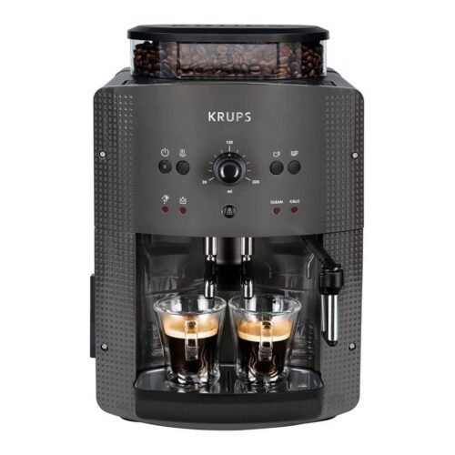 Cafetera Expreso Krups EA810B70/ 1450W/ 15 Bares/ Gris