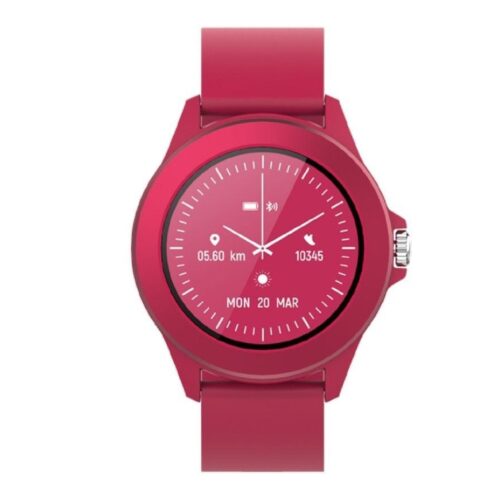 Smartwatch Forever Colorum CW-300/ Notificaciones/ Frecuencia Cardíaca/ Magenta