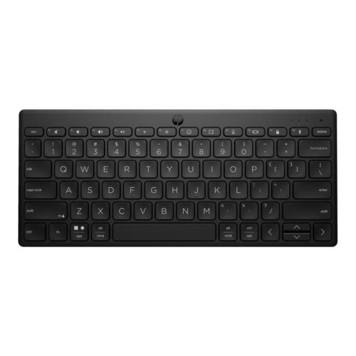 Teclado Compacto Inalámbrico por Bluetooth HP 355 Bluetooth/ Negro