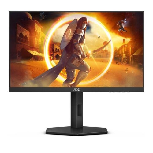 Monitor Gaming AOC 24G4X 23.8″/ Full HD/ 0.5ms/ 180Hz/ IPS/ Multimedia/ Regulable en altura/ Negro