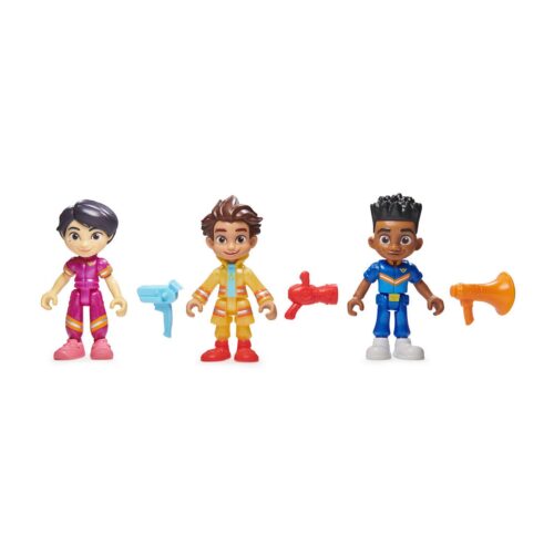 Set 3 figuras Equipo de Rescate