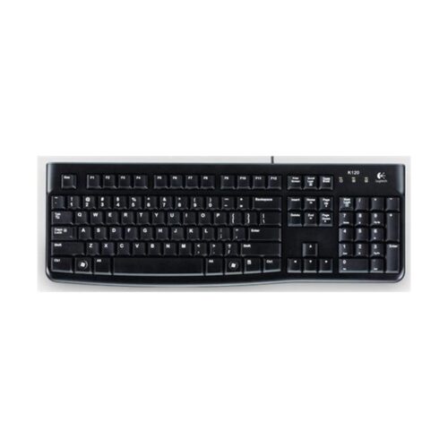 Logitech Keyboard K120 – Teclado – USB – Negro – OEM