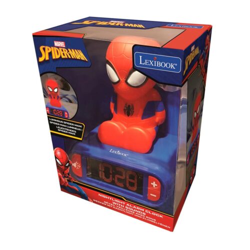 Despertador 3D digital Spiderman Marvel