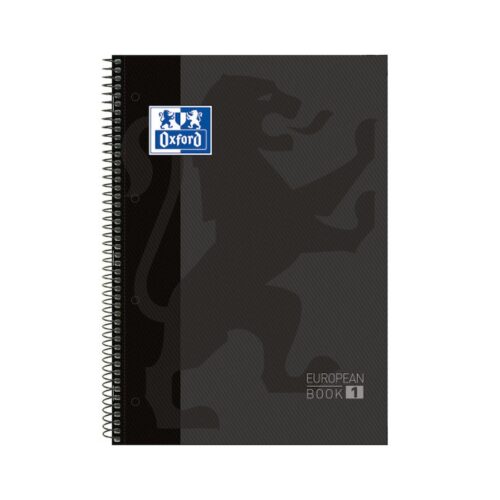 Oxford Europeanbook 1 cuaderno y block A4 80 hojas Negro