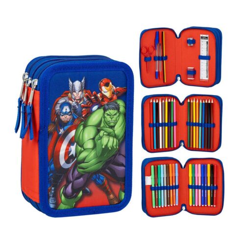 Plumier Los Vengadores Marvel triple