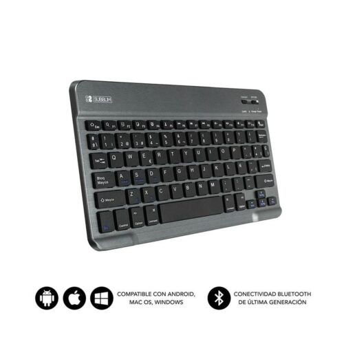 SUBBLIM Teclado Bluetooth Smart BT Keyboard Grey