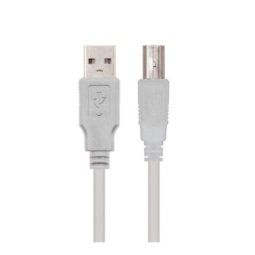 Nanocable – Cable USB 2.0 para impresora de 3m conexión A/M-B/M