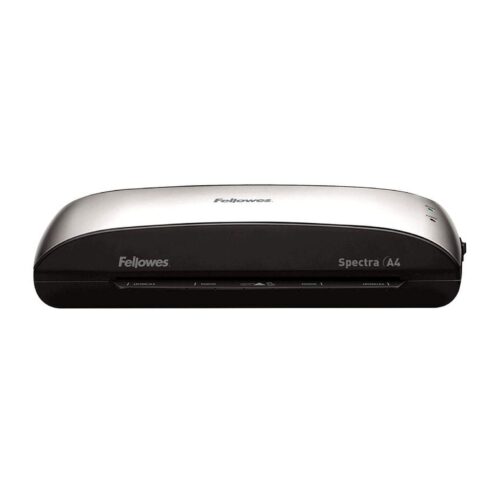 Plastificadora Fellowes Spectra A4/ hasta A4 y 125 Micras/ Negra y Gris