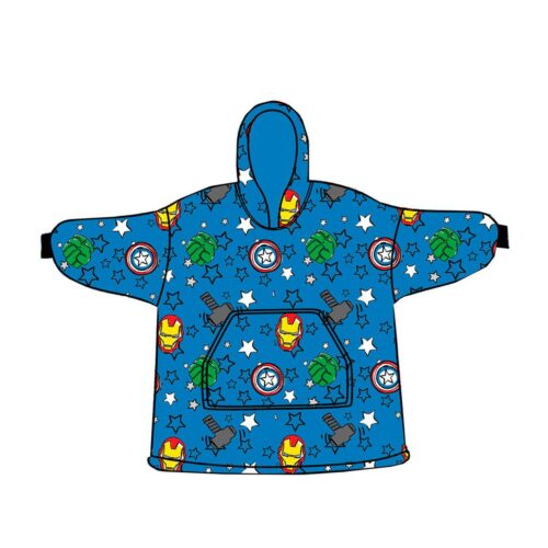 Bata sudadera oversize Los Vengadores Avengers Marvel coral adulto