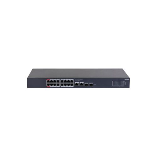 (CS4220-16GT-240) DAHUA SWITCH POE 16 PUERTOS GIGABIT + 2 UPLINK GIGABIT RJ45 + 2SFP GIGABIT 240W MANAGED CLOUD L2