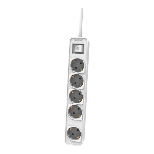 Regleta con Interruptor Philips CHP2154W/10/ 5 Tomas de corriente/ Cable 1.5m/ Blanco