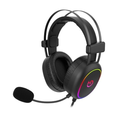 Auriculares Gaming con Micrófono Hiditec Erys ARGB/ Jack 3.5/ Negros