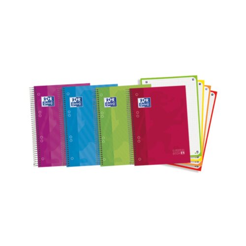 Oxford Europeanbook 4 cuaderno y block A5 120 hojas Colores surtidos