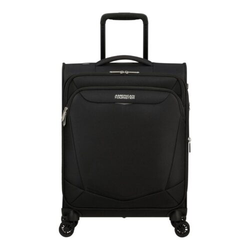 Maleta de Cabina American Tourister SummerRide Spinner 55cm/ 55x40x23cm/ 4 Ruedas/ Negra