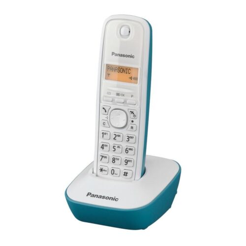 Teléfono Inalámbrico Panasonic KX-TG1611/ Blanco/ Azul