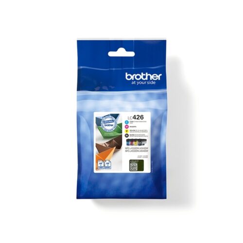 Brother LC426 Pack de 4 Cartuchos de Tinta Originales – LC426VAL