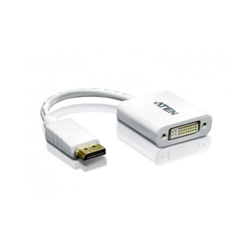 Aten DisplayPort/DVI Adapter DisplayPort Male DVI-I Female Blanco