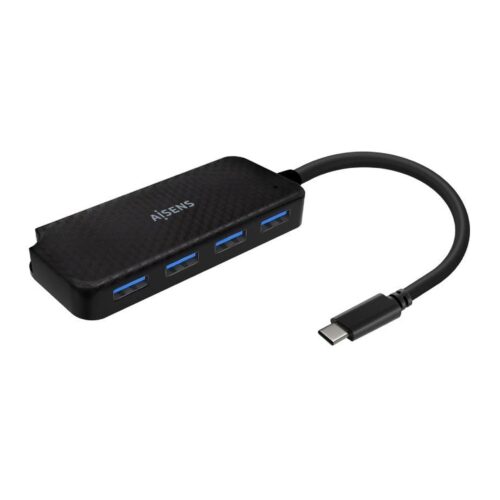 Hub USB Tipo-C Aisens A109-0715/ 4xUSB